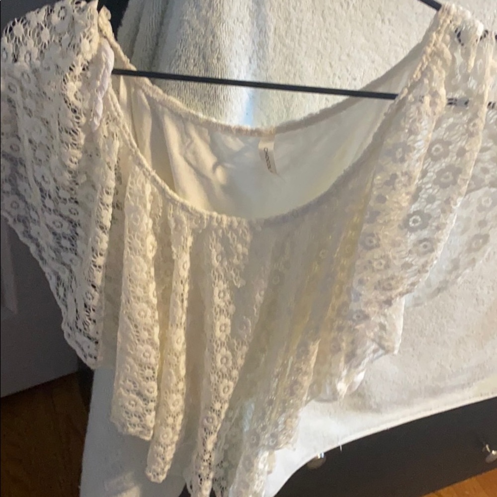 WHITE COTTON TOP - Picture 3 of 3